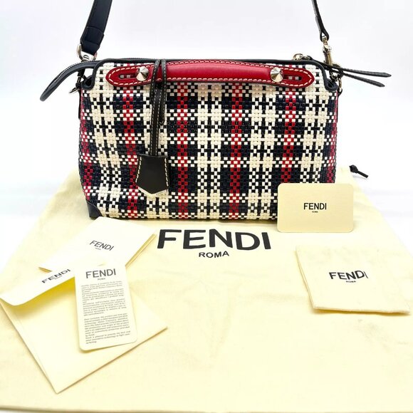 Fendi Handbags - Auth FENDI Fendi By The Way Braided Shoulder Bag 8BL124 Multi-Color #36631155